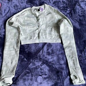 Gym shark cropped workout top